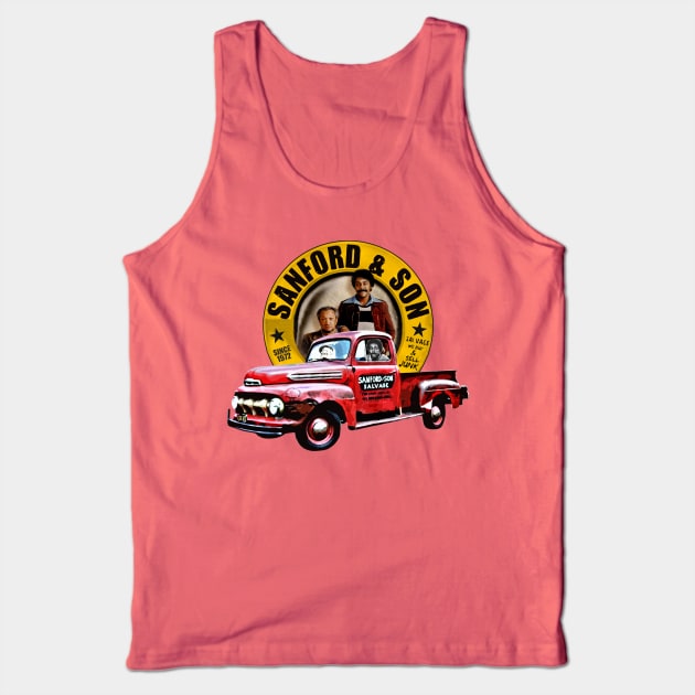 Sanford & Son Salvage Sign Tank Top by Junnas Tampolly